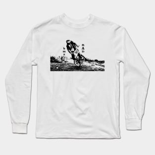 bmx bicycle motocross rad mtb t-shirt Long Sleeve T-Shirt